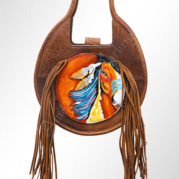American Darling Hobo Hand Painted Genuine Leather Women Bag Western Handbag Purse